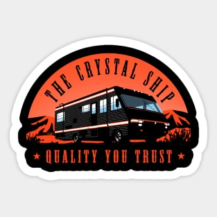 The Crystal Ship Sticker